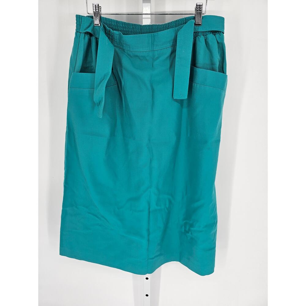 Summit Sportswear Women's Teal Elastic Waist Pull-On Skirt Size 18